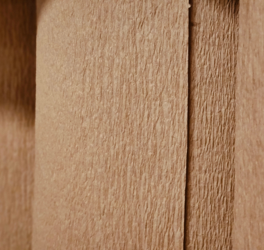 Industrial crepe paper roll used in high-performance automated production line