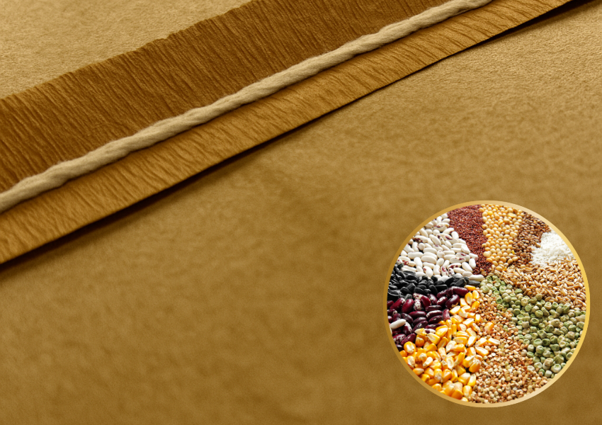 Stitching and sealing of industrial bags for feed and cereals