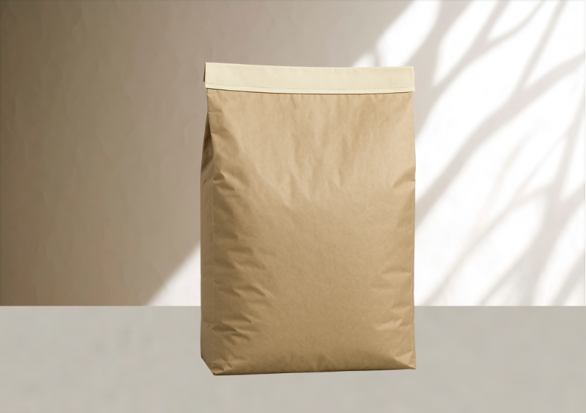Hot melt paper for efficient, airtight industrial bag sealing